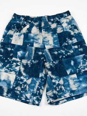 Lululemon Pace Breaker Shorts Mens M Blue Bleached Indigo 9” Inseam Lined Gym